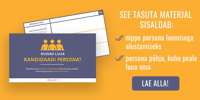 kuidas luua kandidaadi persona