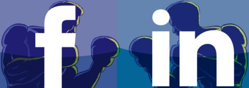 facebook vs linkedIn
