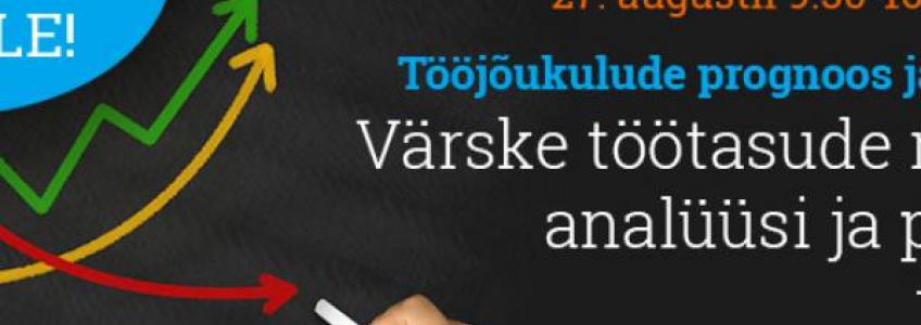 tööjõukulude prognoos ja eelarve, seminar